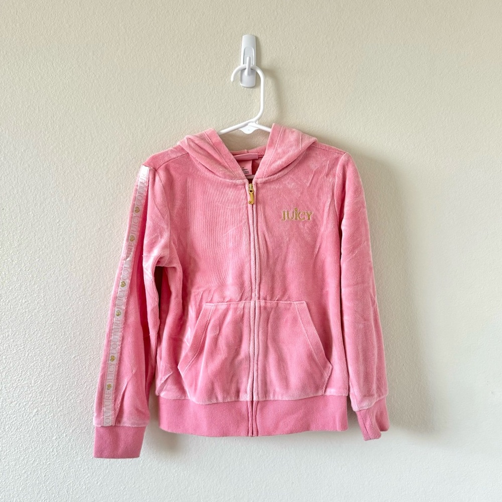 Girls Juicy Couture Velour Sweatsuit Set